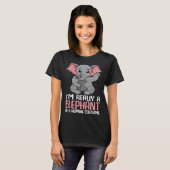 Elephant Costume Girls Kids Elephant Tシャツ (正面フル)