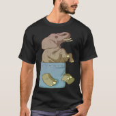Elephant Cute Animals for Tシャツ (正面)