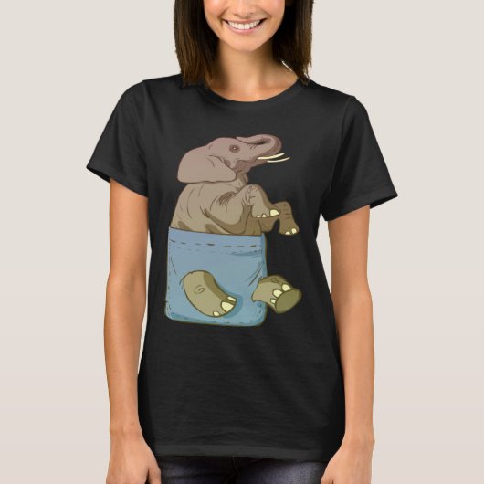 Elephant Cute Animals  for Tシャツ (正面)