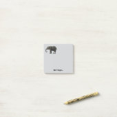 Elephant Cute Memo Post It Personal Note Pad ポストイット (デスク上)