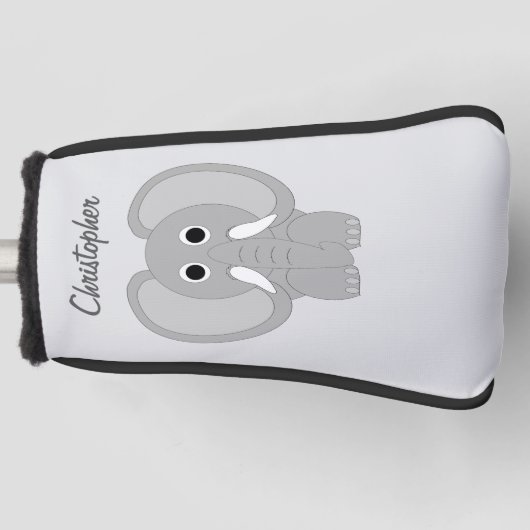 Elephant Design ゴルフヘッドカバー (正面)