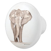 elephant drawer pull セラミックノブ (右)