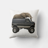 Elephant Driving 4x4 Van クッション (裏面)
