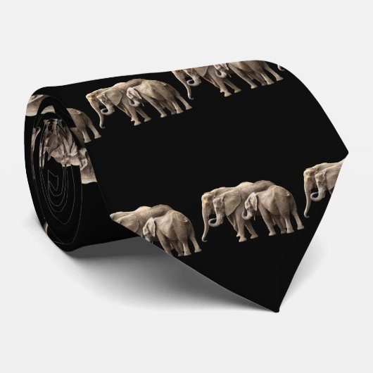 Elephant Family ネクタイ (ロール)