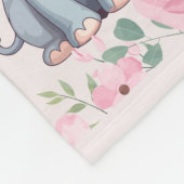 Elephant Fleece Blanket フリースブランケット (角)