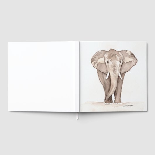 Elephant Guest Book ゲストブック (全面)