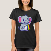 Elephant Lgbt Lgbtq Tシャツ (正面)