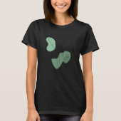 Elephant Line Animals Abstract Art Tシャツ (正面)
