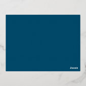 Elephant & Lotusの結婚詳細情報カード 箔シーズンポストカード (裏面)