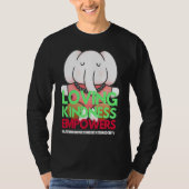Elephant Loving Kindness Empowers Meditation Kindn Tシャツ (正面)