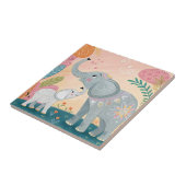 Elephant Mom and Baby タイル (側面)