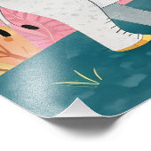 Elephant Mom and Baby フォトプリント (角)