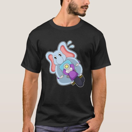 Elephant Motorcycle Tシャツ (正面)