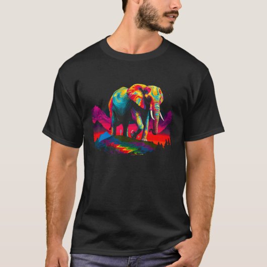 Elephant Mountain Art Tシャツ (正面)