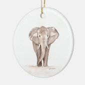 elephant ornament セラミックオーナメント (左)