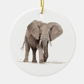 elephant ornament セラミックオーナメント