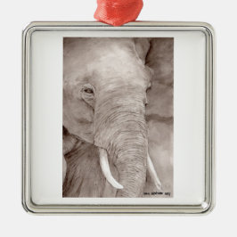 elephant ornament メタルオーナメント