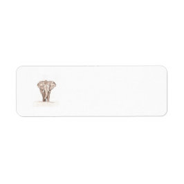 elephant ornament ラベル