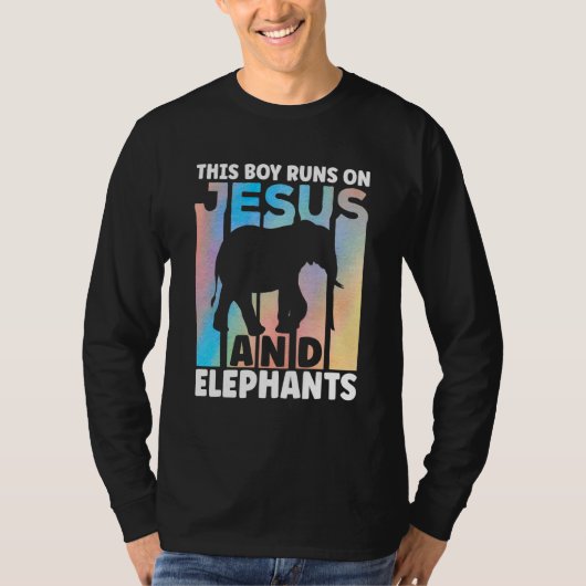 Elephant Outfit for Elephant Lovers Apparel Boys Tシャツ (正面)