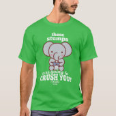 Elephant plays video games vintage tシャツ (正面)