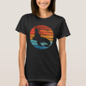Elephant Seal Sunset Retro Vintage Tシャツ (正面)