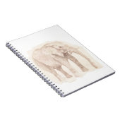 Elephant Sketch Art ノートブック (右側)