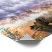 ELEPHANT SPIRITS OF Mount Kilimanjaro ポスター (角)