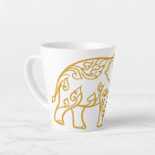 Elephant Thai style for gift you.  カフェラテマグ (左アングル)