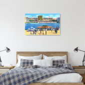 Elephant Train and Federal Bldg, CA Worlds Fair キャンバスプリント (インサイチュ (寝室))