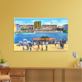 Elephant Train and Federal Bldg, CA Worlds Fair キャンバスプリント (インサイチュ (リビング))