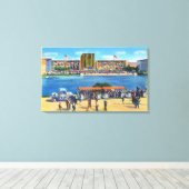 Elephant Train and Federal Bldg, CA Worlds Fair キャンバスプリント (インサイチュ (ウッドフロア))