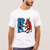 Elephant vs Donkey Graphic Tシャツ (正面)