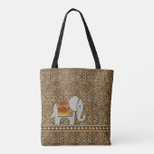 Elephant Walk モノグラム チーター ID390 トートバッグ (裏面)