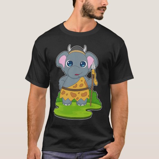 Elephant Warrior Spear Tシャツ (正面)