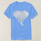 Elephant watercolor tシャツ (デザイン正面)