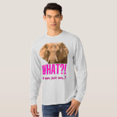 Elephant What Did You Just Say? Tシャツ (正面フル)
