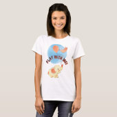 elephant with balloon tシャツ (正面フル)