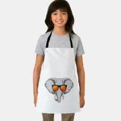 Elephant with Sunglasses エプロン (インサイチュ)