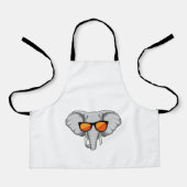 Elephant with Sunglasses エプロン (正面)