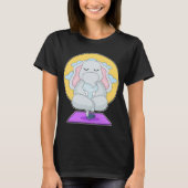 Elephant Yoga Fitness Meditation Tシャツ (正面)