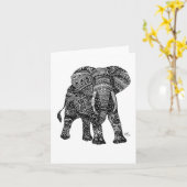 Elephantastic Notecards カード (黄色い花)