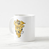 Elephanteは斑点を付けました コーヒーマグカップ (正面左)