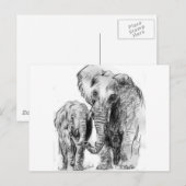 elephantonajourney ポストカード (正面/裏面)