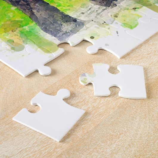 Elephants ジグソーパズル (側面)