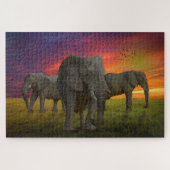 Elephants ジグソーパズル (横)