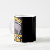 Elephants Are Awesome I Am Awesome - Funny Elephan コーヒーマグカップ (正面左)