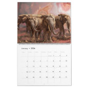 ELEPHANTS ART #1 CALENDAR カレンダー (1月 2026)