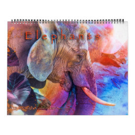 ELEPHANTS ART #1 CALENDAR カレンダー