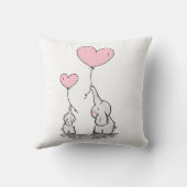 elephants cute クッション (裏面)