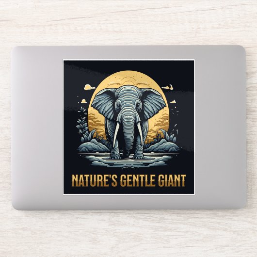 Elephants Nature's Gentle Giant シール (コンピューター)